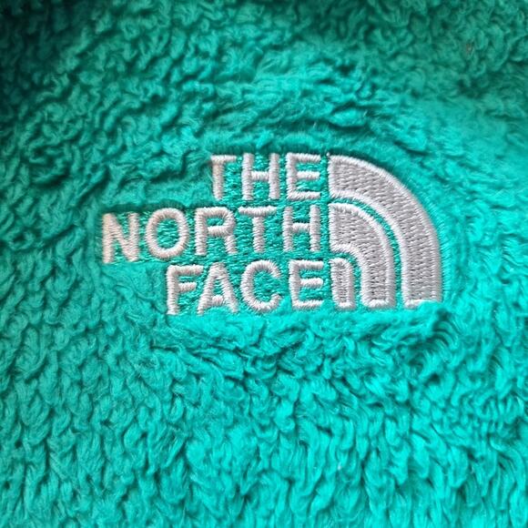 The North Face Osito Jacket Womens M Kelly Green Fleece Sherpa Full Zip Outdoors - Picture 4 of 11